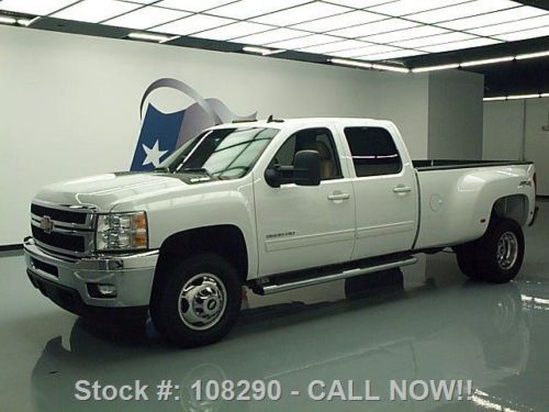 2013 chevy silverado 3500hd ltz 4x4 crew diesel drw 54k texas direct auto