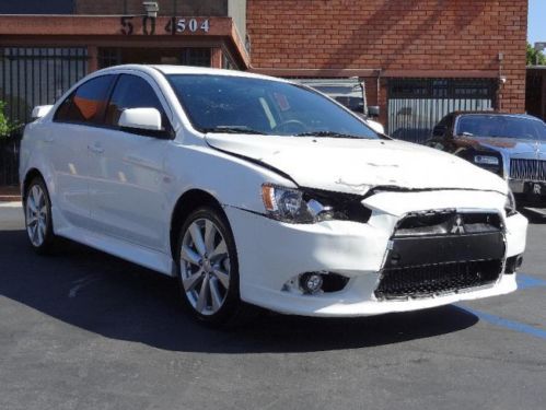 2014 mitsubishi lancer gt damaged repairable runs! priced to sell! wont last!!