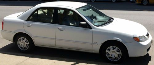 2001 mazda protege lx sedan 4d - title in hand - garage-stored
