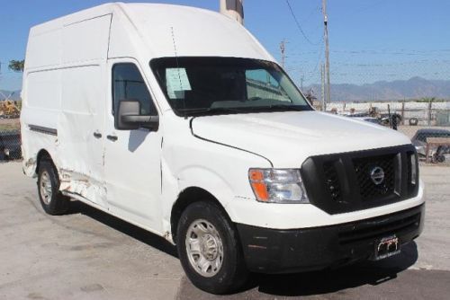 2012 nissan nv 2500hd damaged wrecked fixer salvage runs!! export welcome! l@@k!