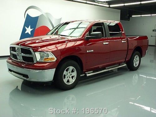 2010 dodge ram 1500 slt crew 4.7l v8 side steps tow 63k texas direct auto