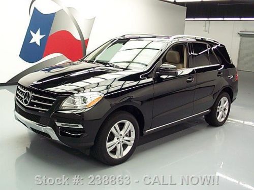 2013 mercedes-benz ml350 4matic awd p1 sunroof nav 18k texas direct auto