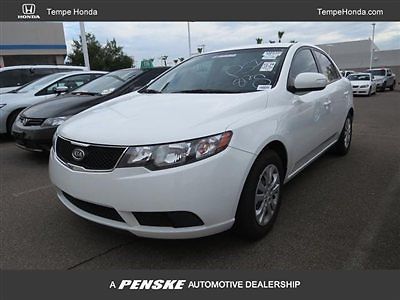 4dr sdn auto ex kia forte ex low miles sedan gasoline 2.0l i4 dohc cvvt clear wh