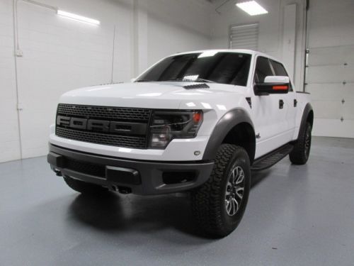 13 ford f150 svt raptor white 4x4 sony audio rear parking aid bluetooth