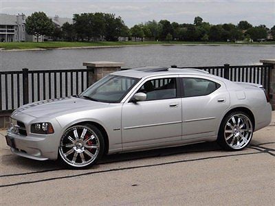 2007 dodge charger r/t 5.7l hemi v8 only 44k 24&#034; asanti navigation hid brembo ~