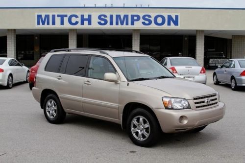 2004 toyota highlander v6 limited fully loaded 1-owner