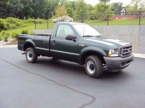 2003 ford f-250 super duty pickup pa inspection green nice low miles no reserve