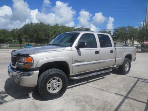 2006 gmc sierra slt 2500hd crew cab lbz duramax diesel