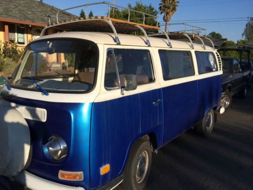 1971 vw bus with custom camper kit