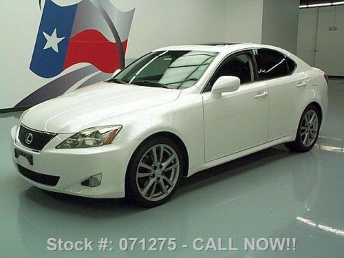 2008 lexus is250 auto sunroof climate leather spoiler texas direct auto