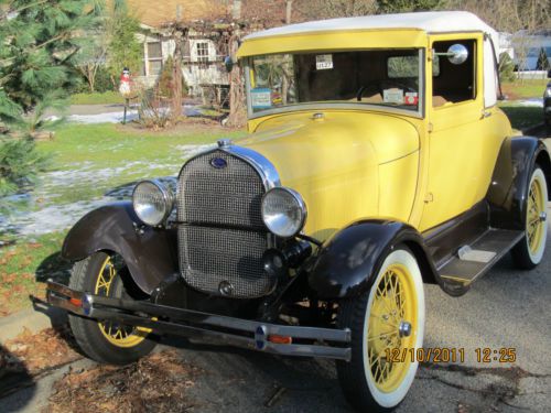 1929 ford model a sport coupe