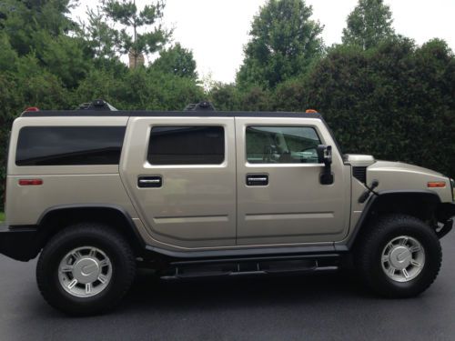 Hummer h2 pewter gray 2003 suv highway miles like new loving cared by one owner