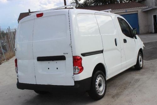 2013 nissan nv200 sv damaged repairable fixer salvage rebuilder runs! wont last!