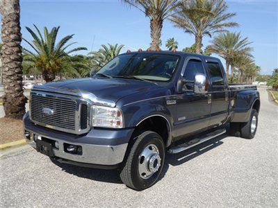 Drw lariat leather 4x4 diesel crew long alloys nice great truck fl