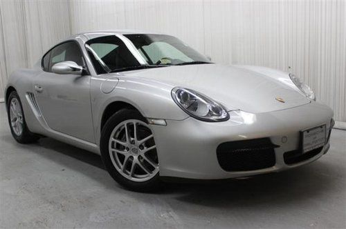 2007 porsche cayman gt silver sound package plus leather manual heated seats