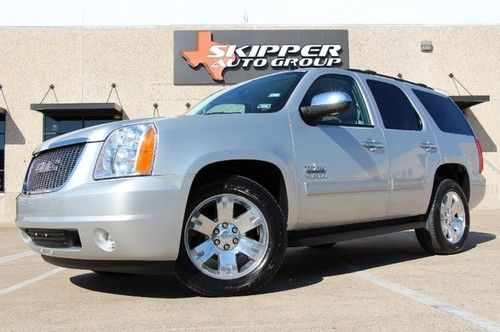 2010 gmc yukon slt navigation climate seats factory warranty leather