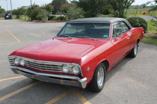 1967  chevelle malibu !! rebuilt 327 v8 !!  very clean and solid !!