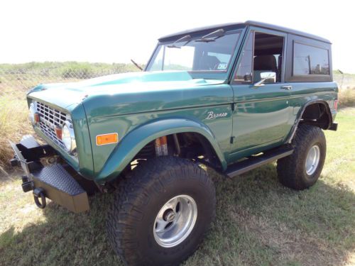 77 ford bronco lifted 4x4 older frame of restoration 5.0 302 excellent 1970-1977