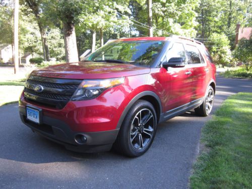 2014 ford explorer sport 20&#034; wheels dvd entertainment loaded