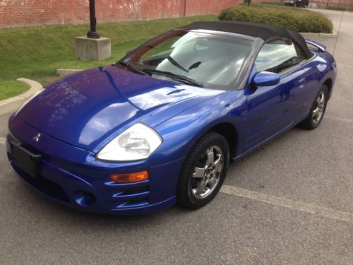 2005 mitsubushi eclipse spyder remix edition convertible 1 owner car no reserve!