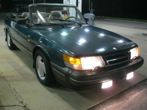 1992 saab 900 turbo convertible 2-door 2.0l