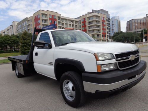 One owner 2007 chevrolet c/k 3500 diesel s/cab flatbed dually runs perfect clean