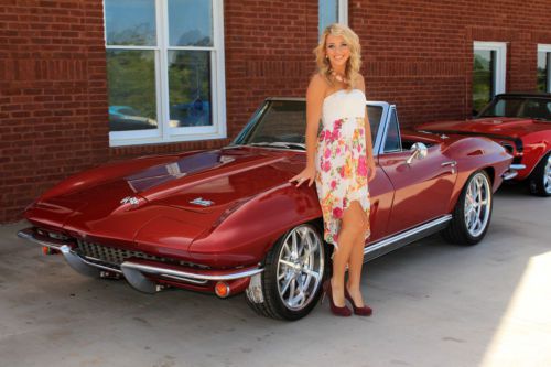 1966 chevy corvette convertible pro touring 4wdb killer look and ride
