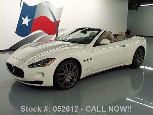 2010 maserati gran turismo convertible nav 20&#039;s 7k mi texas direct auto