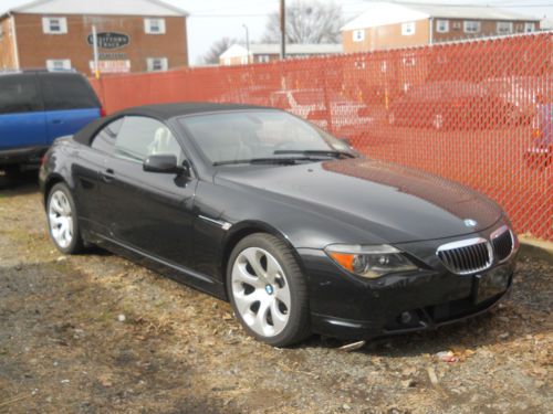 2007 bmw 650i base convertible 2-door 4.8l