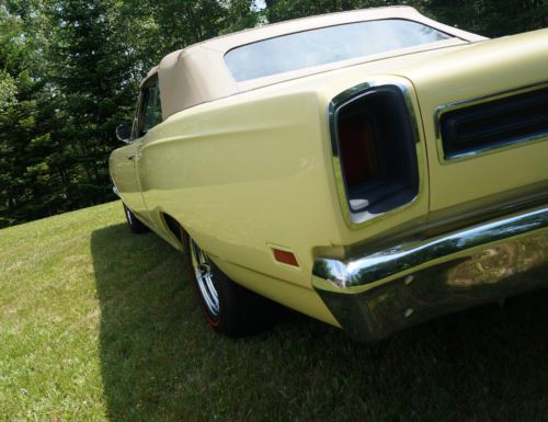 1969 sport satellite convertible, fresh paint, rebuilt 383 and new interior