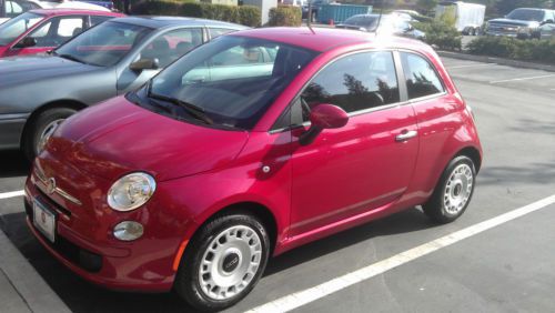 2012 fiat 500 pop hatchback 2-door 1.4l