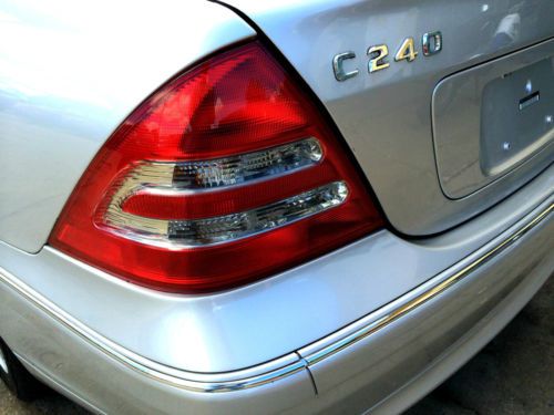 2002 mercedes-benz c240 (no reserve)