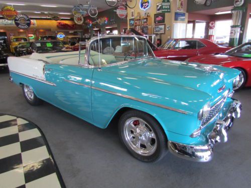 1955 chevrolet bel air convertible resto-rod 350 700r4