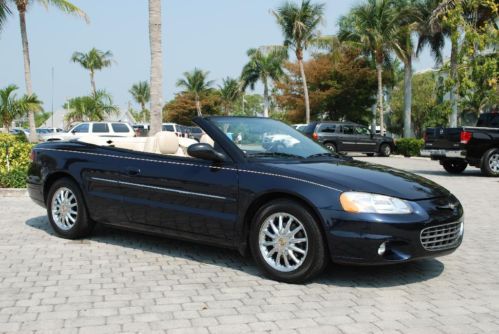 2002 Chrysler Sebring V6 LIMITED Convertible 83K Leather CD ABS 16in Chrome, US $7,950.00, image 2