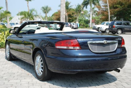 2002 Chrysler Sebring V6 LIMITED Convertible 83K Leather CD ABS 16in Chrome, US $7,950.00, image 11