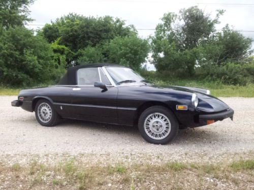 1975 alfa romeo 2000 spider veloce convertible