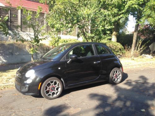 2012 fiat 500 sport hatchback 2-door 1.4l for sale by owner. low mileage.