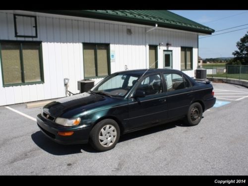 1996 toyota corolla dx 5 speed manual 4-door sedan