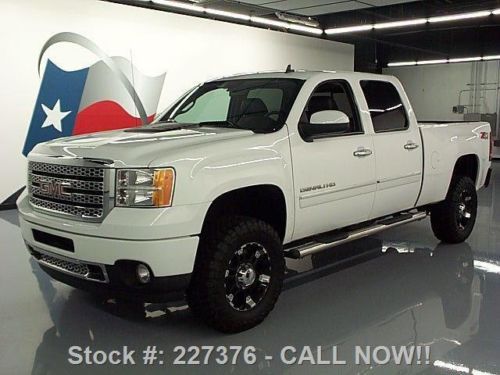 2012 gmc sierra 2500hd denali crew z71 4x4 sunroof 44k texas direct auto