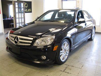 2009 mercedes-benz c300 4matic sport pkg nav htd lthr hk sound cd/mp3/ipod$22995