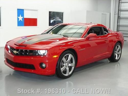 2010 chevy camaro 2ss 6-spd htd leather cruise ctrl 28k texas direct auto