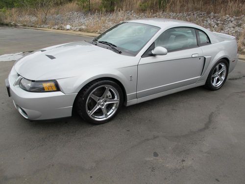 2003 ford mustang cobra, svt, 6-speed, needs work, no reserve, repo,