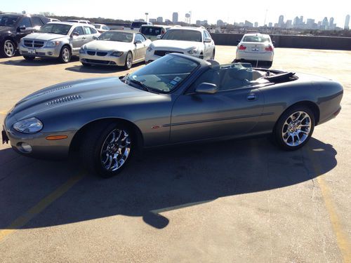 2002 jaguar xkr 100 convertible 2-door 4.0l super charged low miles.