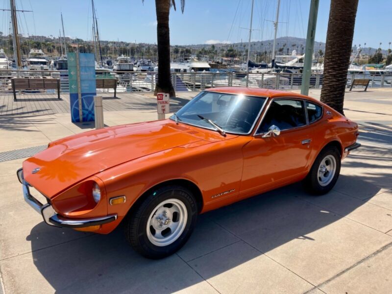 1970 datsun z-series 240z,  series one, california blue plate 