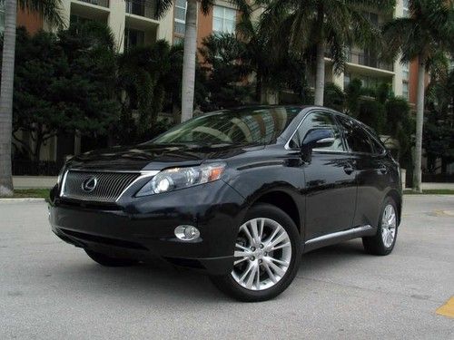 2010 lexus rx 400h hybrid navigation heated &amp; cooled seats back up camera sat