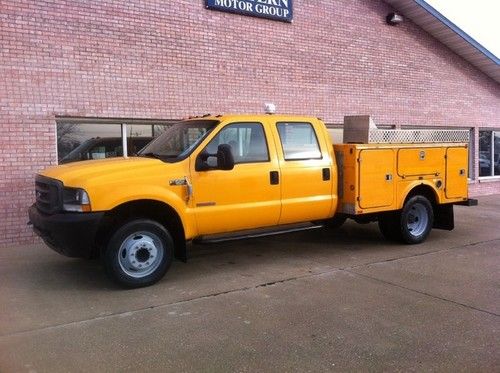 2003 ford f550 crew cab service truck utility