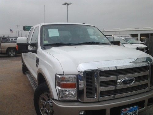 2010 ford propane - f250 s-duty v8 crew cab, king ranch, 2wd, used  -$22,988+