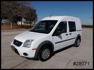 '11 transit connect xlt cargo work van w/ bulkhead - we finance!