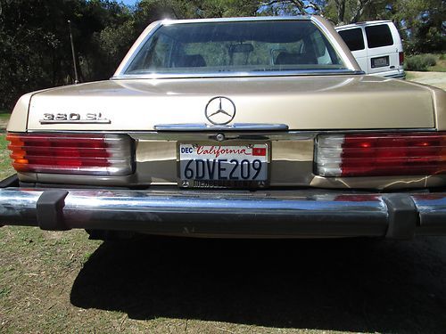 1984 mercedes 380SL, image 4