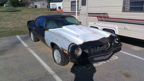1981 camaro z28 clone parts car or project - fresh engine/trans -  no reserve